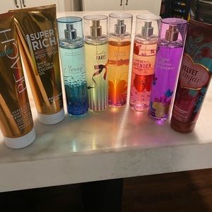 bath and body works, all shown